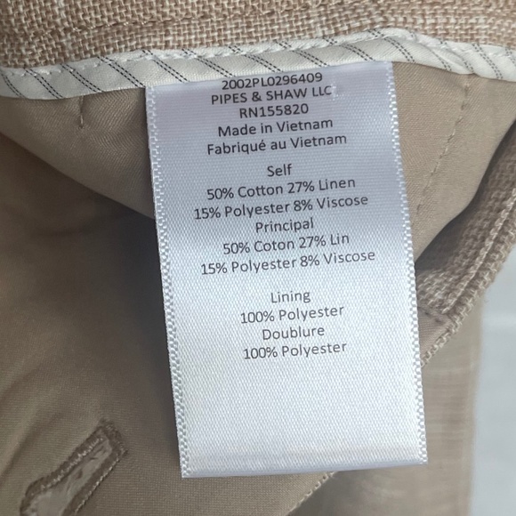 Veronica Beard Beige Plaid Renzo Pants sz 8 - Picture 6 of 9